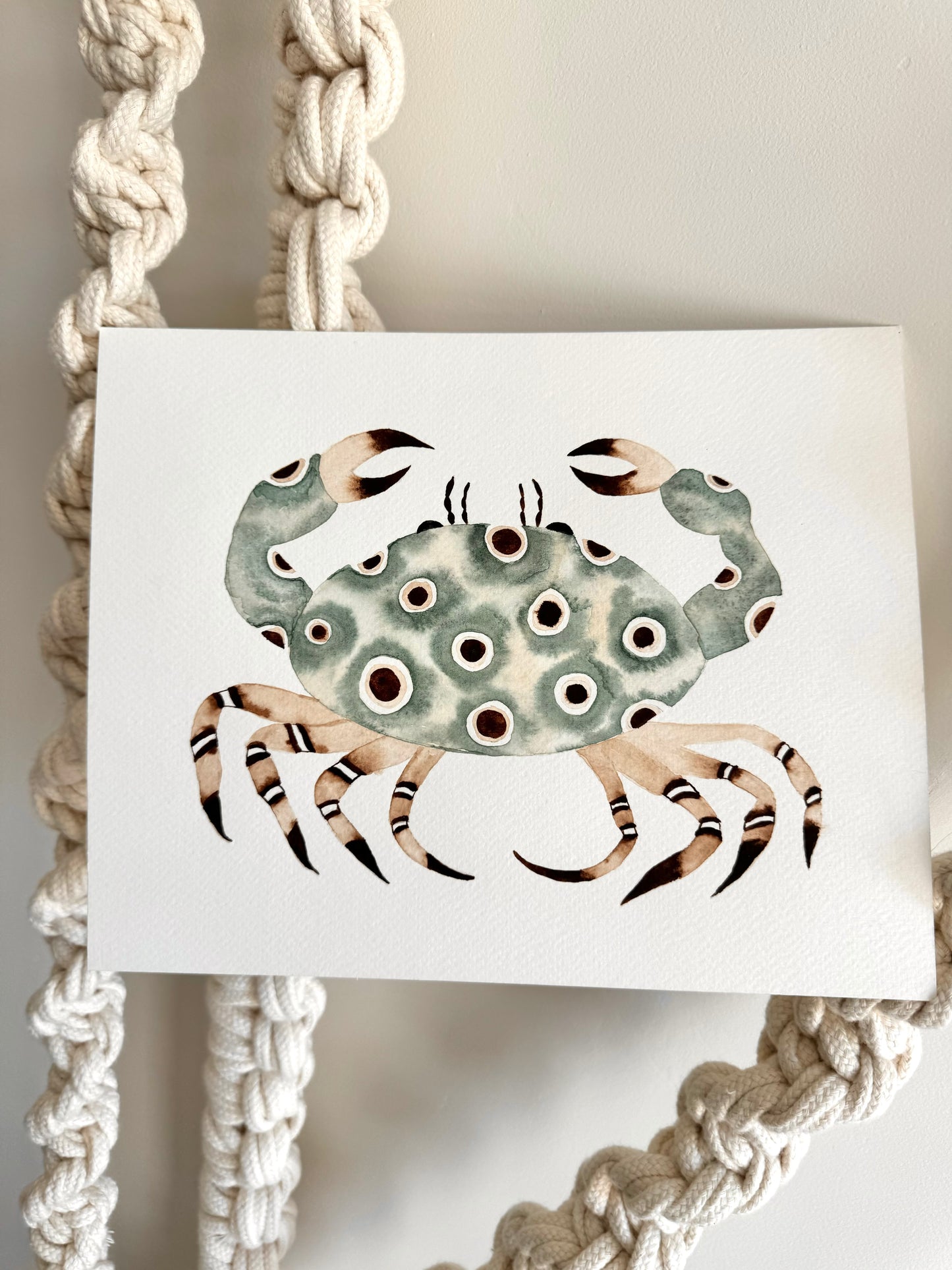 Teal Original Crab No. 1 Artwork