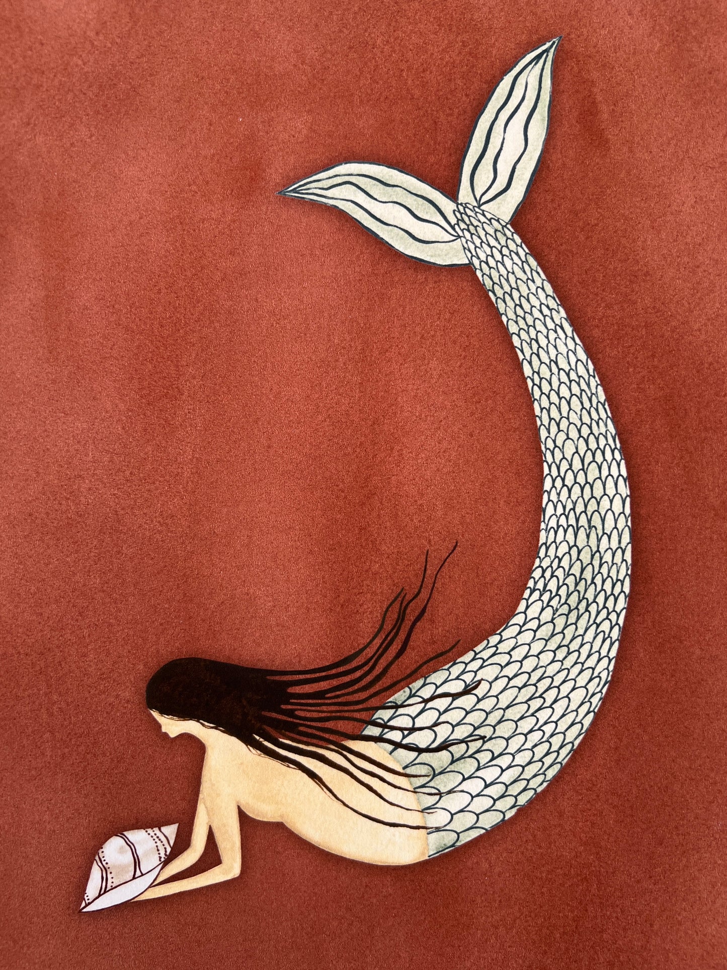 Mermaid Watercolor Print